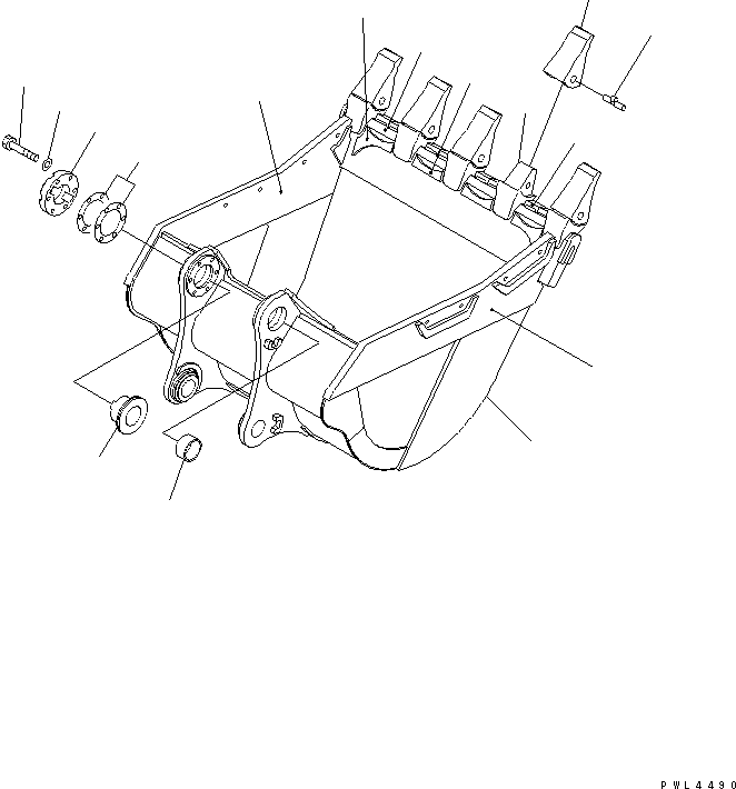Ковш 209-939-7570 KOMATSU