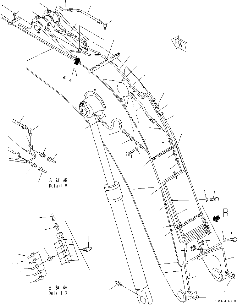 Трубка 209-70-75322 KOMATSU