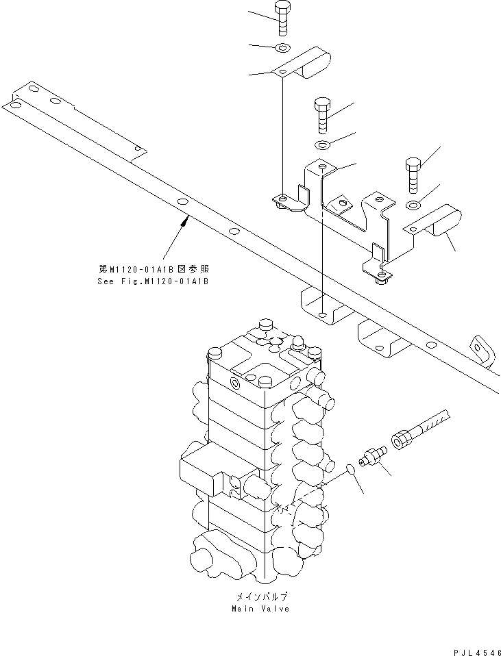 Кронштейн 203-62-65980 KOMATSU