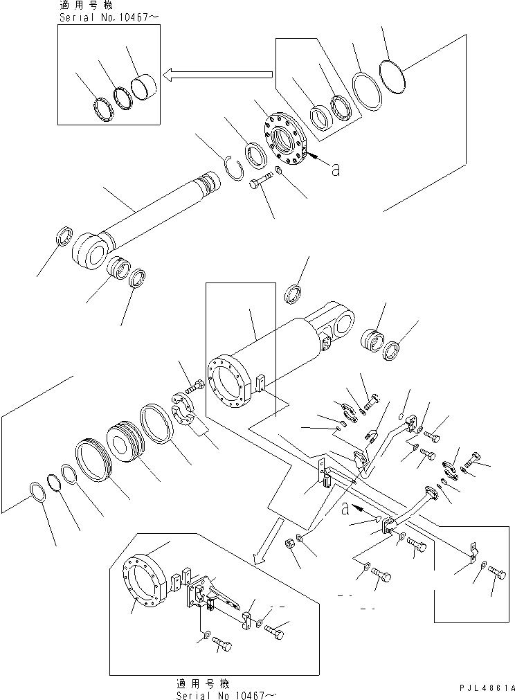 Кронштейн правый 198-63-45321 KOMATSU