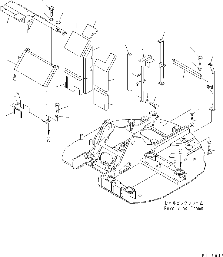 Крышка 22B-54-11321 KOMATSU