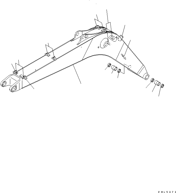 Пластина (сварная) 22B-70-15A30 KOMATSU