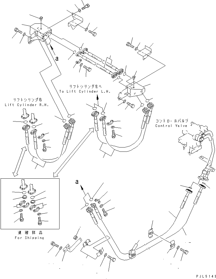 BLOCK,R.H. 154-61-73480 KOMATSU