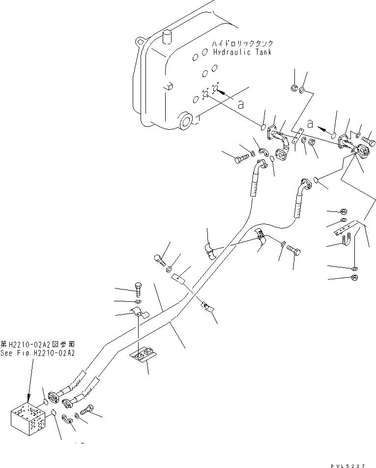 HOSE,(FOR SLAG HANDLING) 07118-A1225 KOMATSU