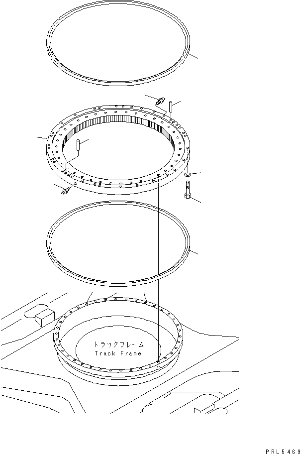 CIRCLE ASS'Y 203-25-68500 KOMATSU
