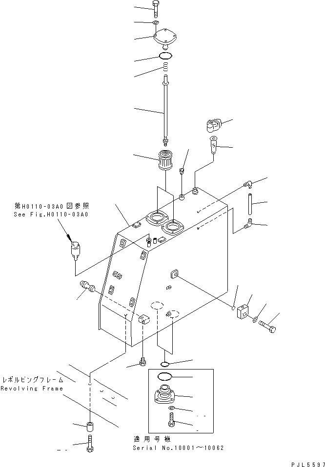 Крышка 21T-60-71130 KOMATSU
