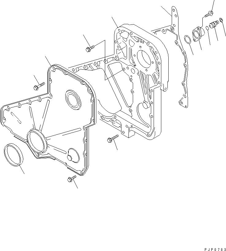 Прокладка \0\6742-01-0570 KOMATSU