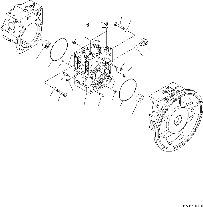 Крышка в сборе (708-2L-06293) KOMATSU