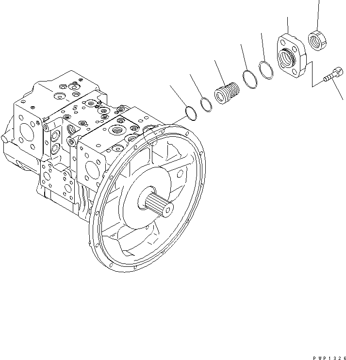 Крышка в сборе (708-2L-06561) KOMATSU