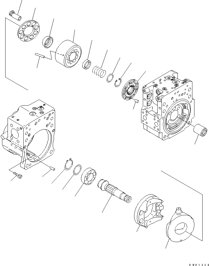 Блок в сборе (708-2L-06283) KOMATSU