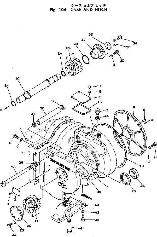Корпус 114-Z60-2140 KOMATSU