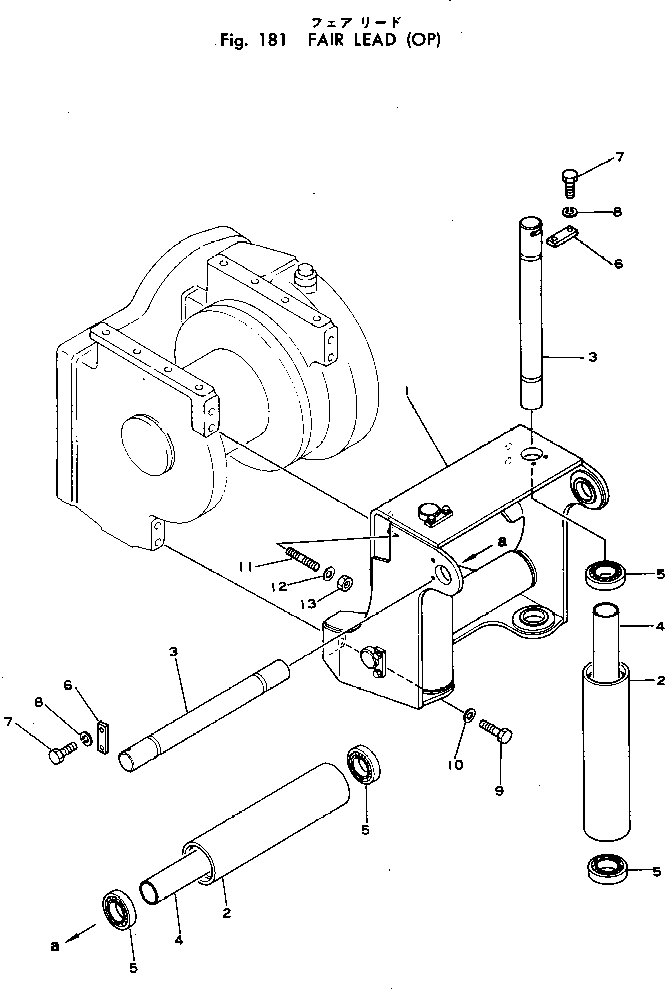 Упорное кольцо 112-961-3140 KOMATSU
