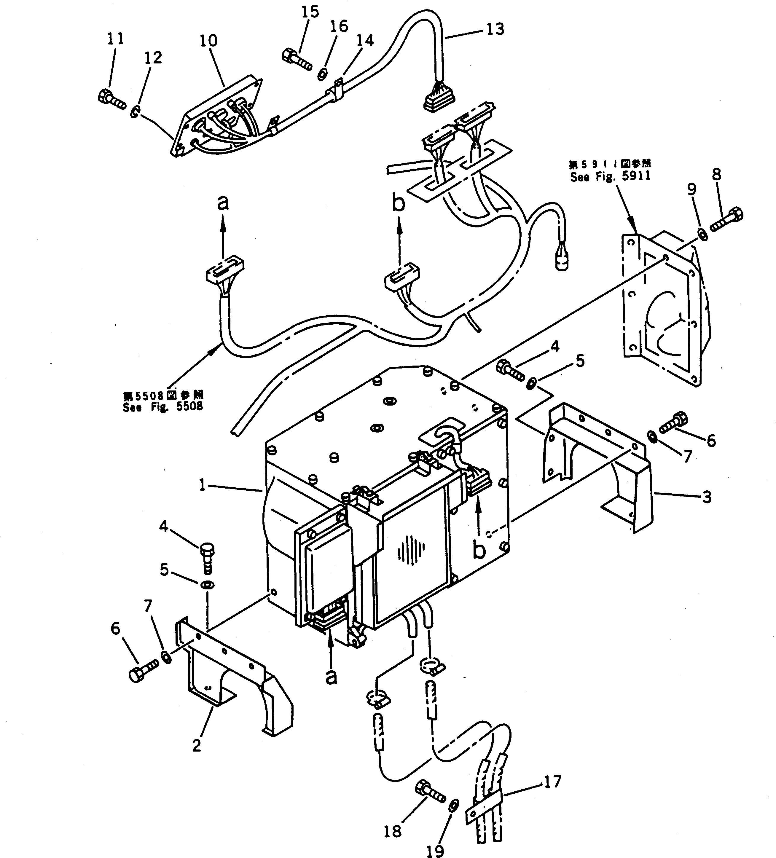 HEATER ASS'Y 195-Z11-7401 KOMATSU