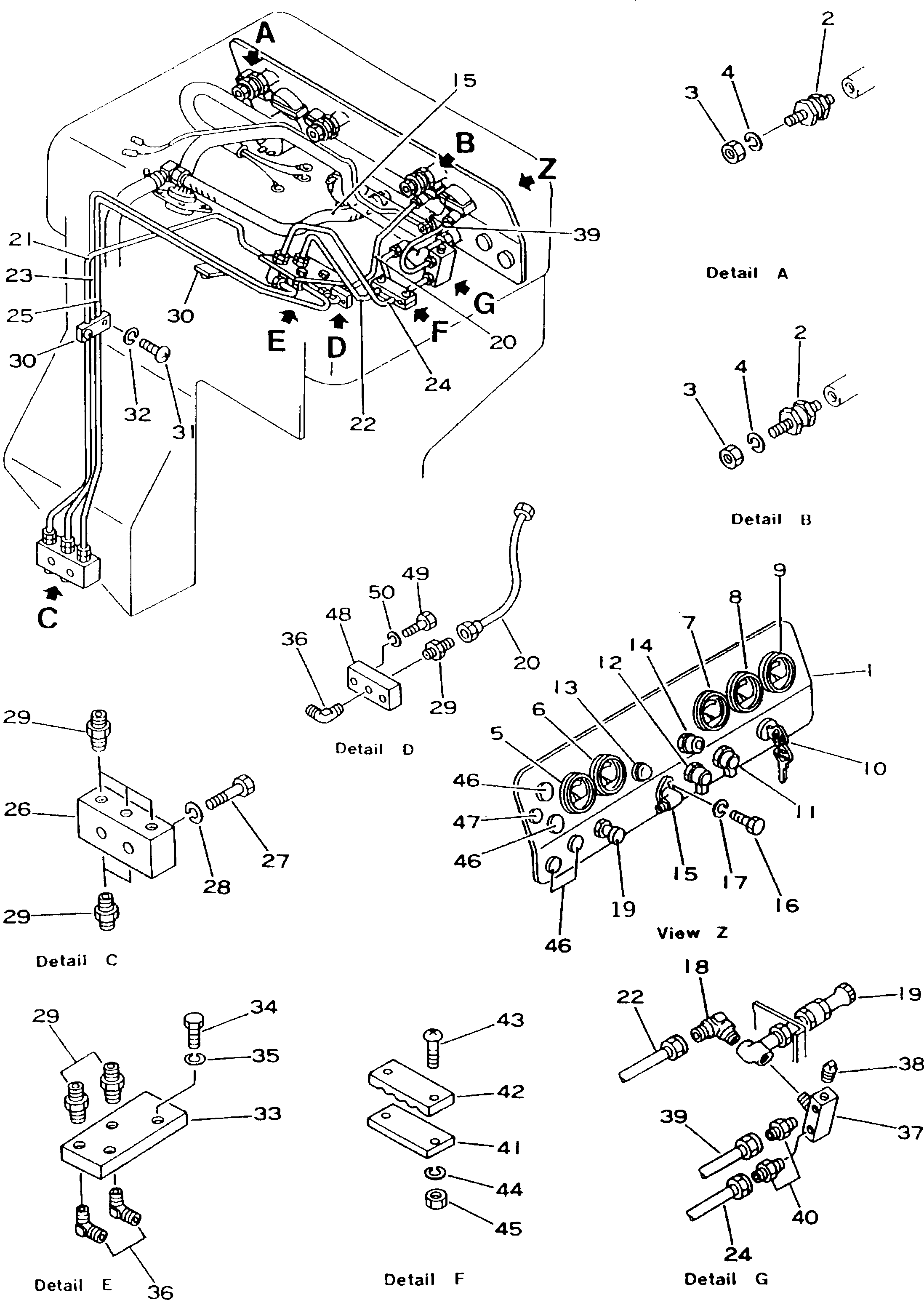 Шланг 08671-00040 KOMATSU