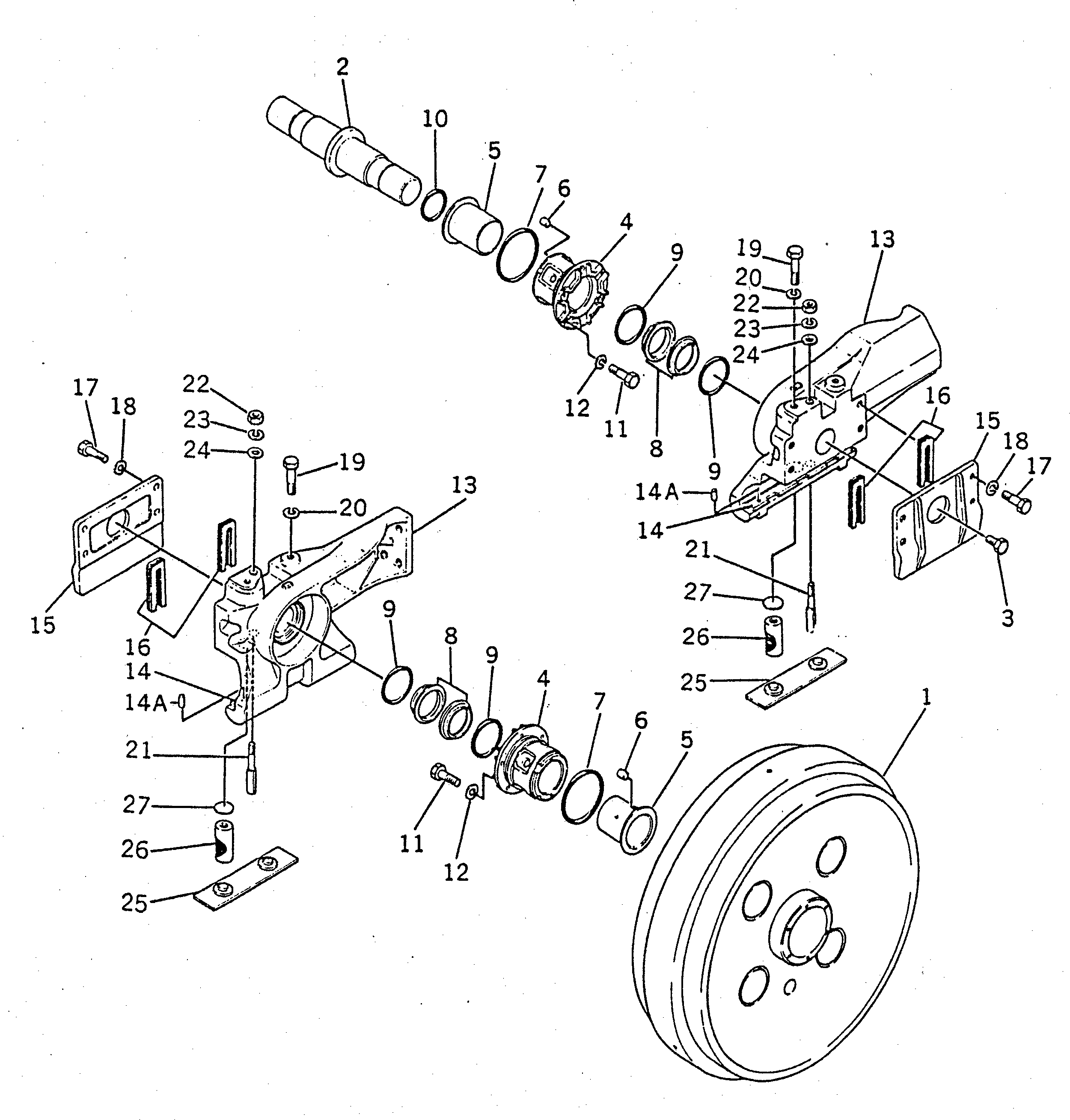 BRACKET ASS'Y,R.H. 178-30-13142 KOMATSU