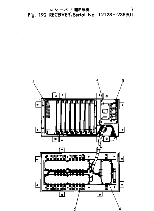 RECEIVER ASS'Y,(141.80 MHZ) 7802-41-0004 KOMATSU