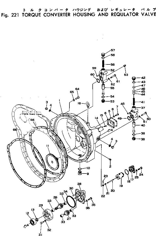 TORQUE CONVERTOR A.,(TYPE TCS43-7C) 177-13-00100 KOMATSU