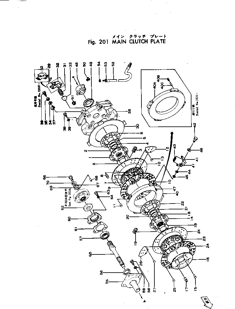 MAIN CLUTCH ASS'Y 100-10-00018 KOMATSU