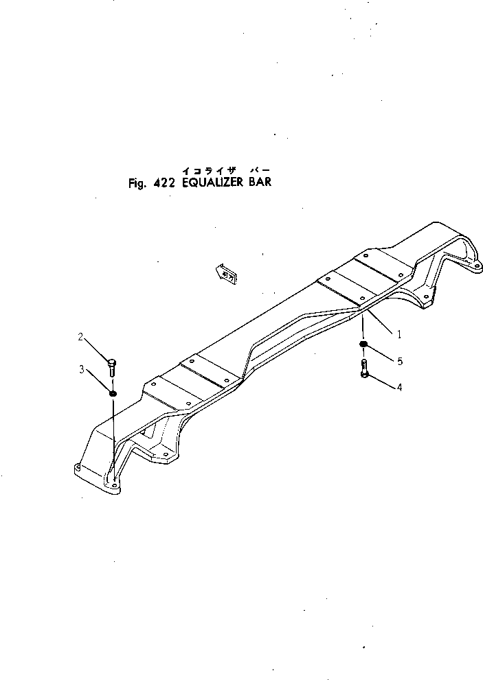 RIGID BAR ASS'Y 101-50-00012 KOMATSU