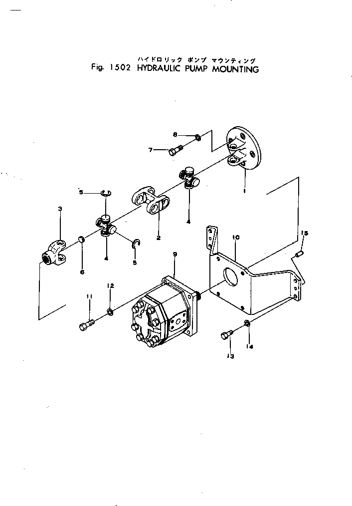 BRACKET,PUMP 101-60-31111 KOMATSU