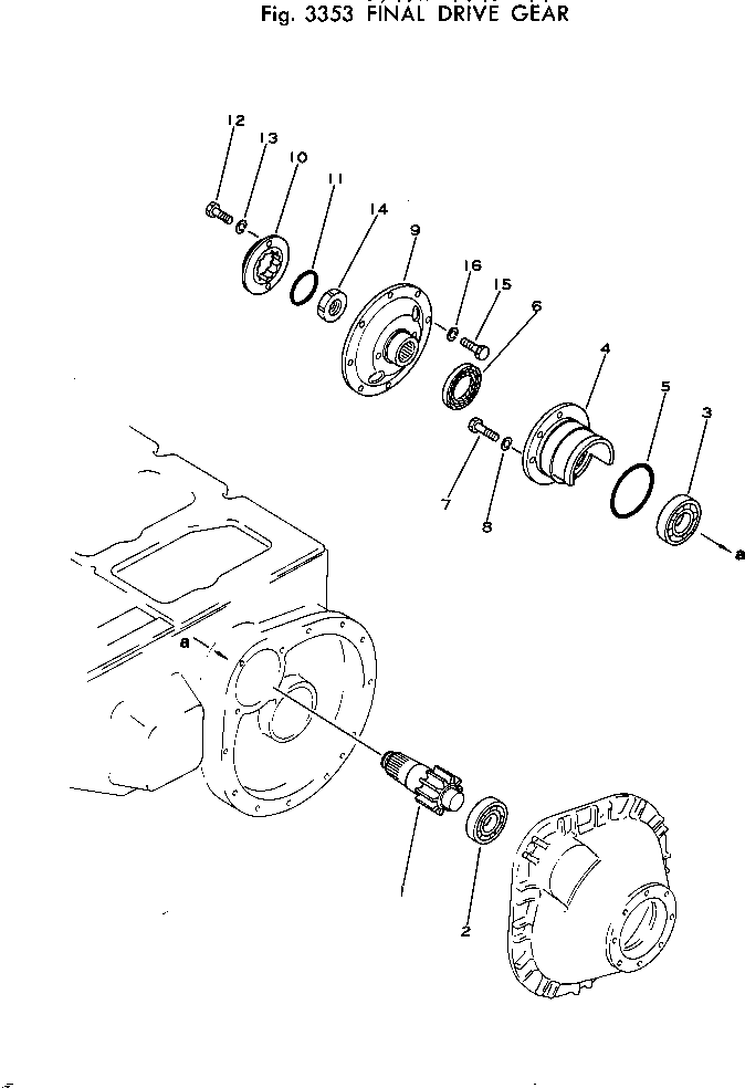 Фланец 103-27-21232 KOMATSU