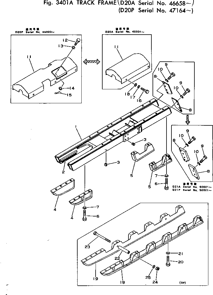 GUARD,OUTER, L.H. AND INNER, R.H. 103-30-22110 KOMATSU