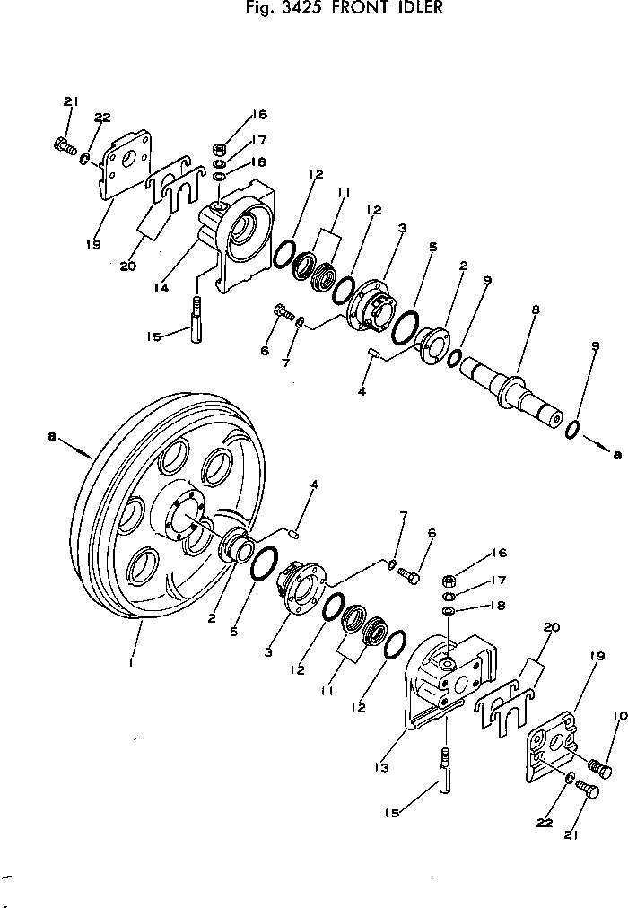 Направляющее колесо \0\101-30-11131 KOMATSU