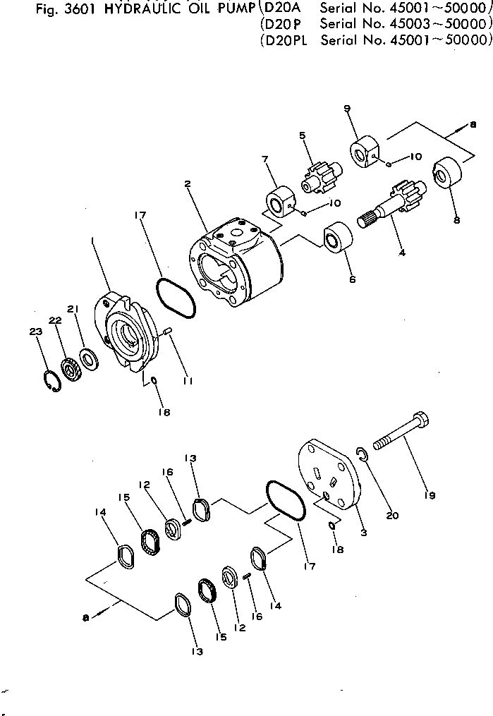 PUMP ASS'Y,(KAL025) 704-11-28200 KOMATSU