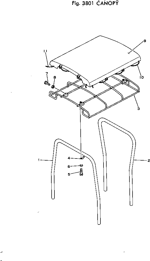 CANOPY ASS'Y 104-Z06-0010 KOMATSU