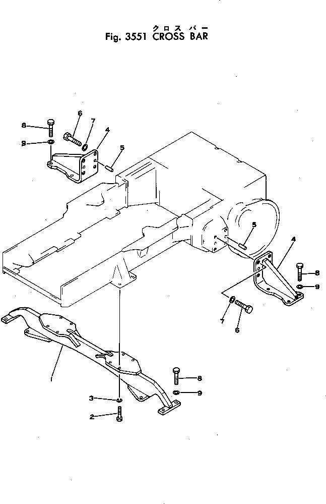 BAR,CROSS 10G-Z46-1130 KOMATSU