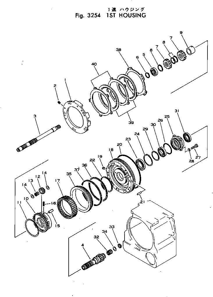 Упорное кольцо 103-15-22142 KOMATSU