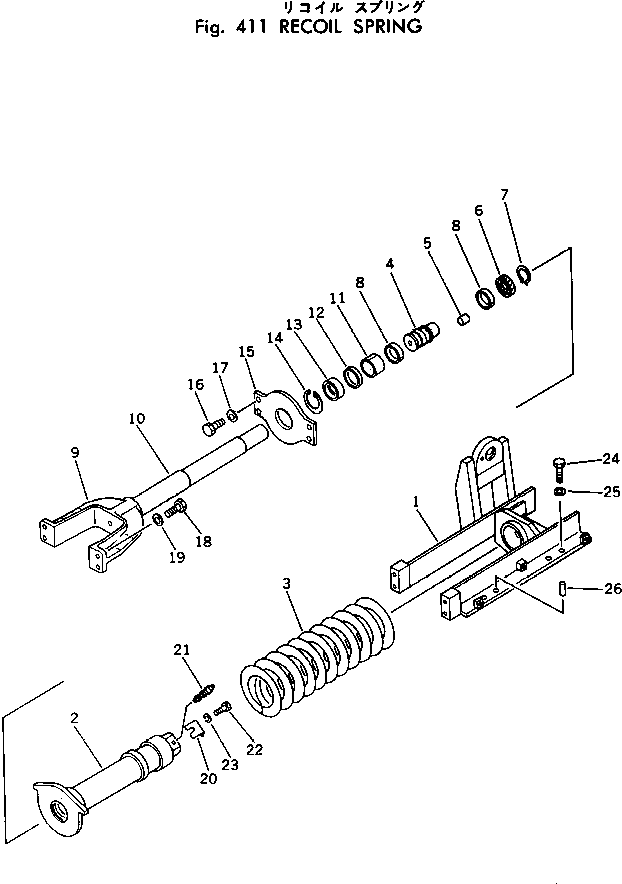 CYLINDER,R.H. \3\113-30-34140 KOMATSU