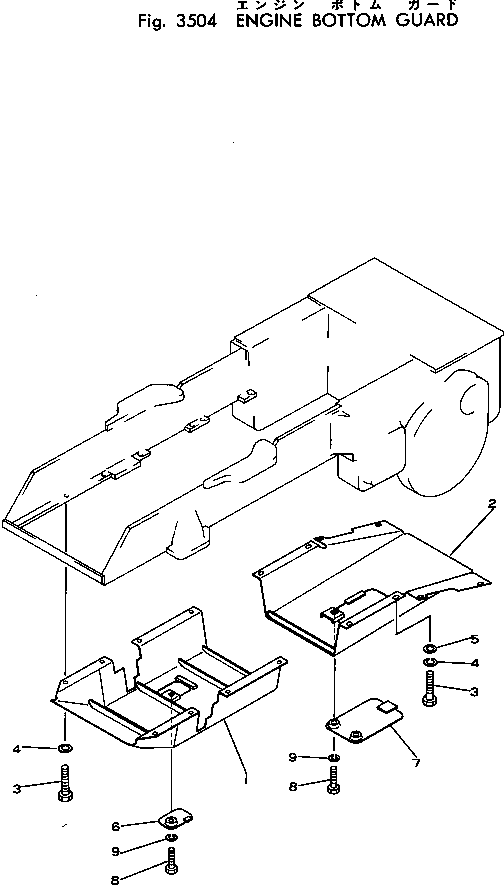 Болт 01010-10025 KOMATSU