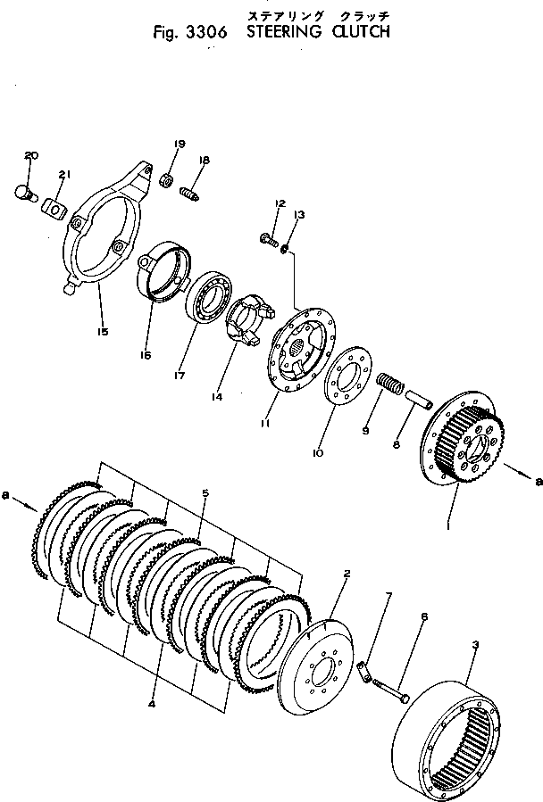 STEERING CLUTCH A. 11G-A74-0050 KOMATSU