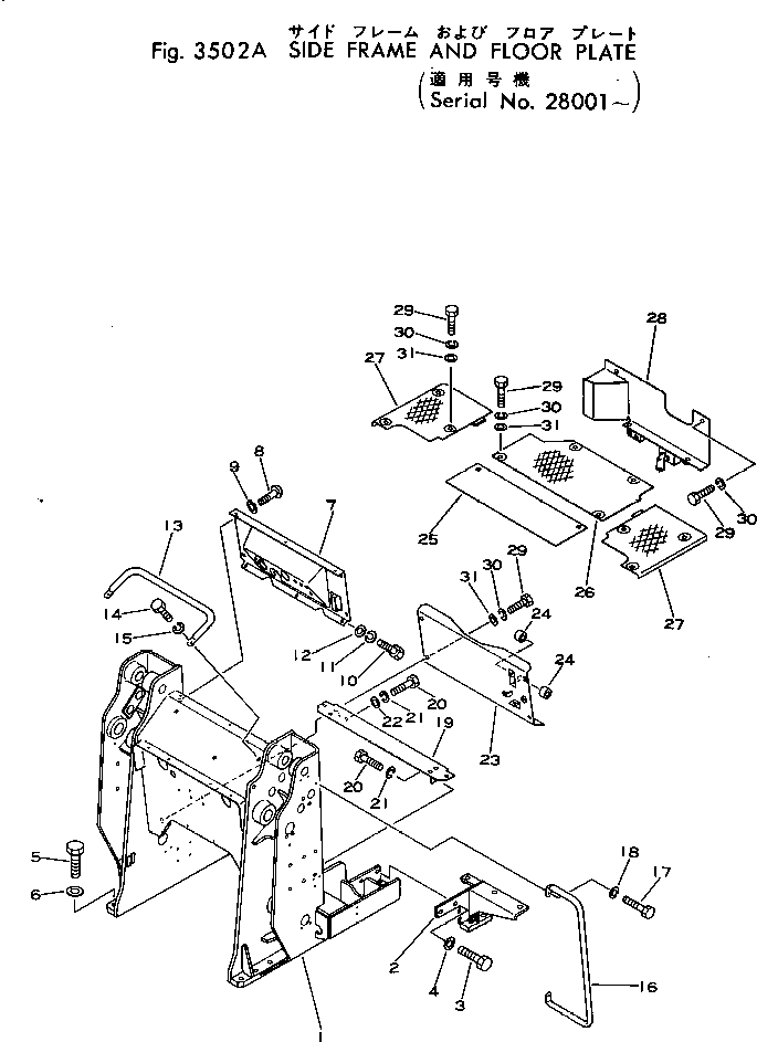 DASHBOARD (113-54-22111) KOMATSU