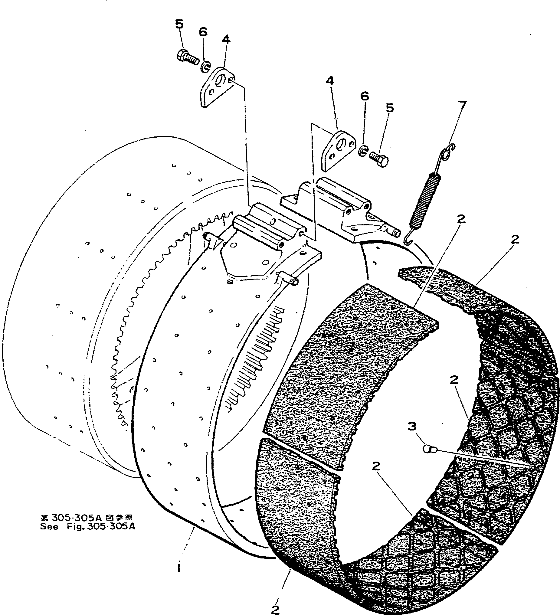 BRAKE BAND ASS'Y 195-33-11203 KOMATSU