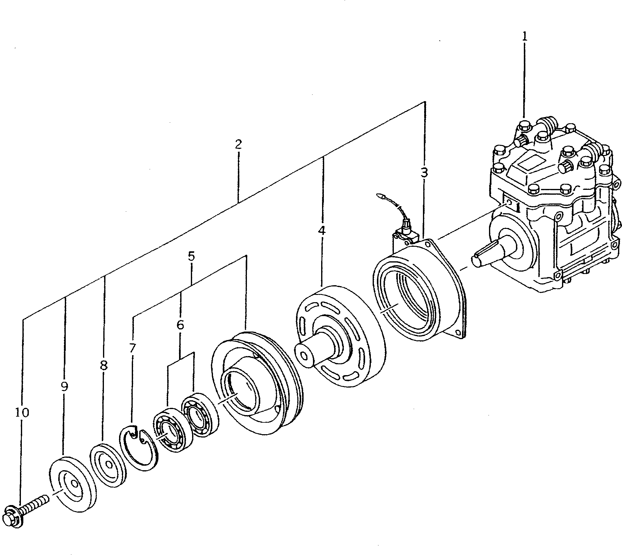 Компрессор в сборе 145-Z79-1300 KOMATSU