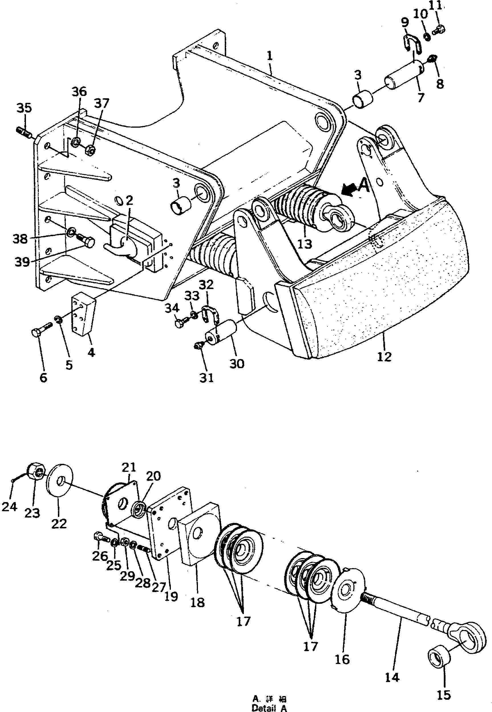 HOOK (WELDED) 245-07-11370 KOMATSU