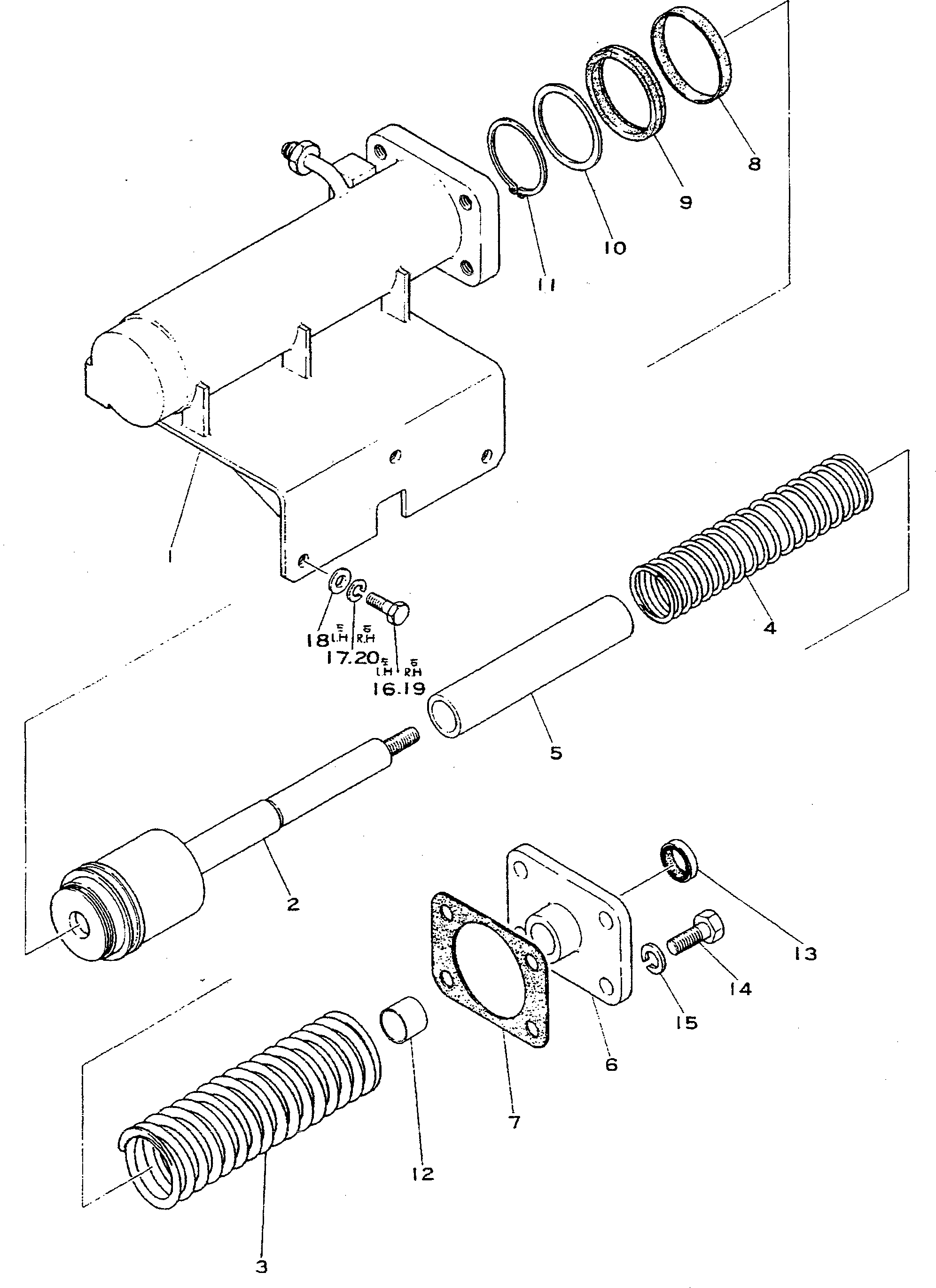 Фиксатор 07160-01007 KOMATSU