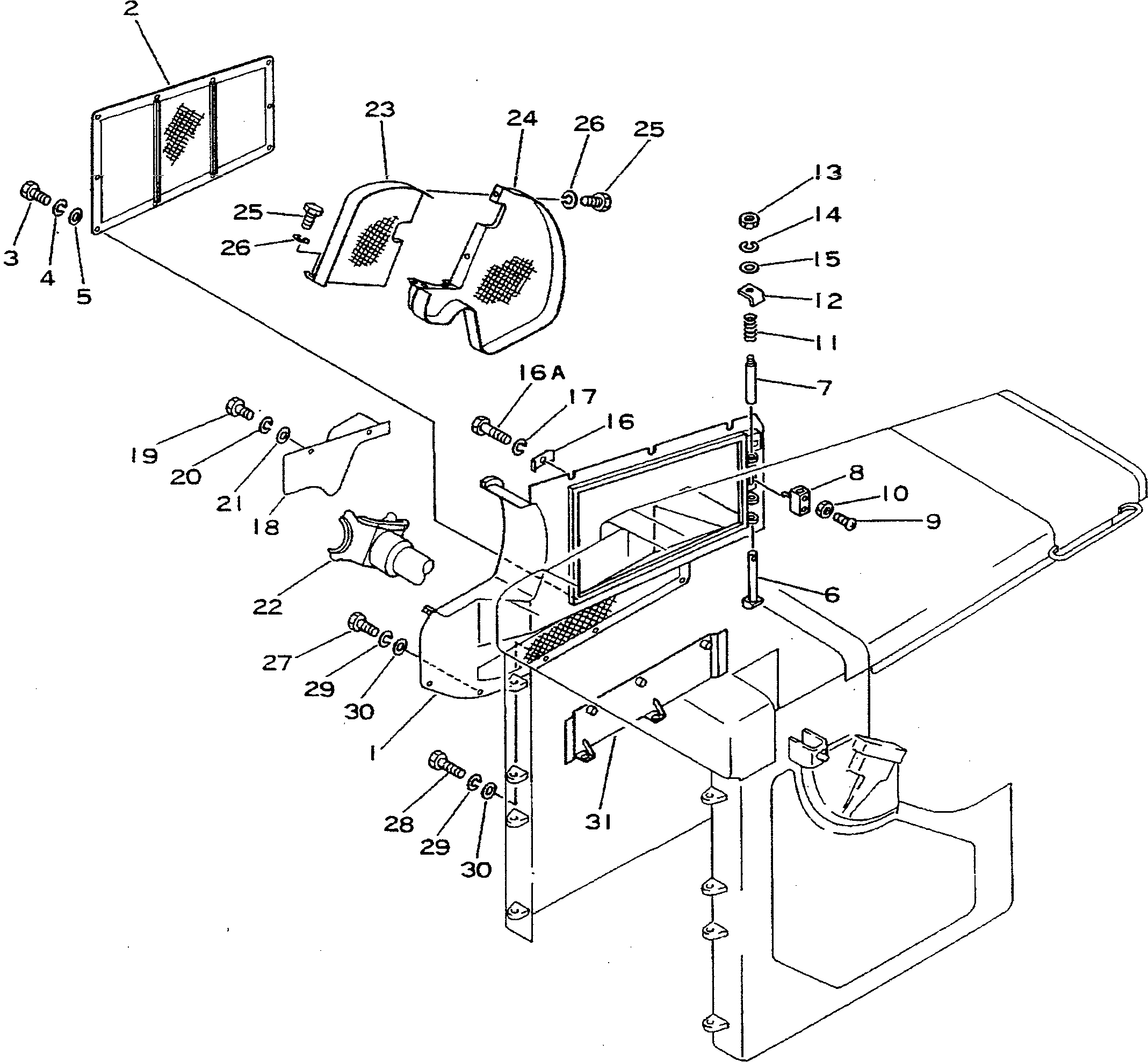 COVER (KIT) 195-54-23280 KOMATSU