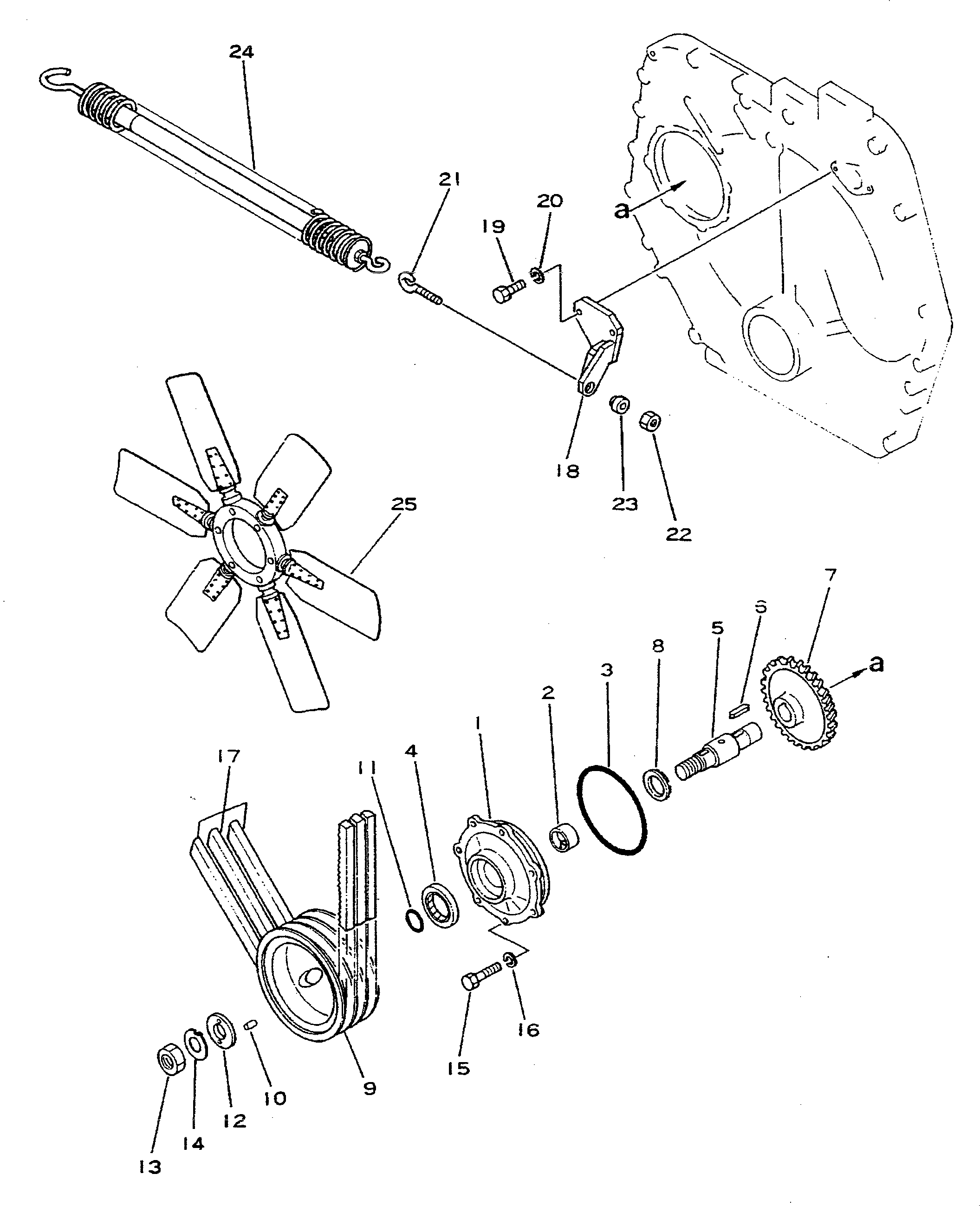 V-BELT SET,FOR REVERSIBLE FAN 04122-22563 KOMATSU