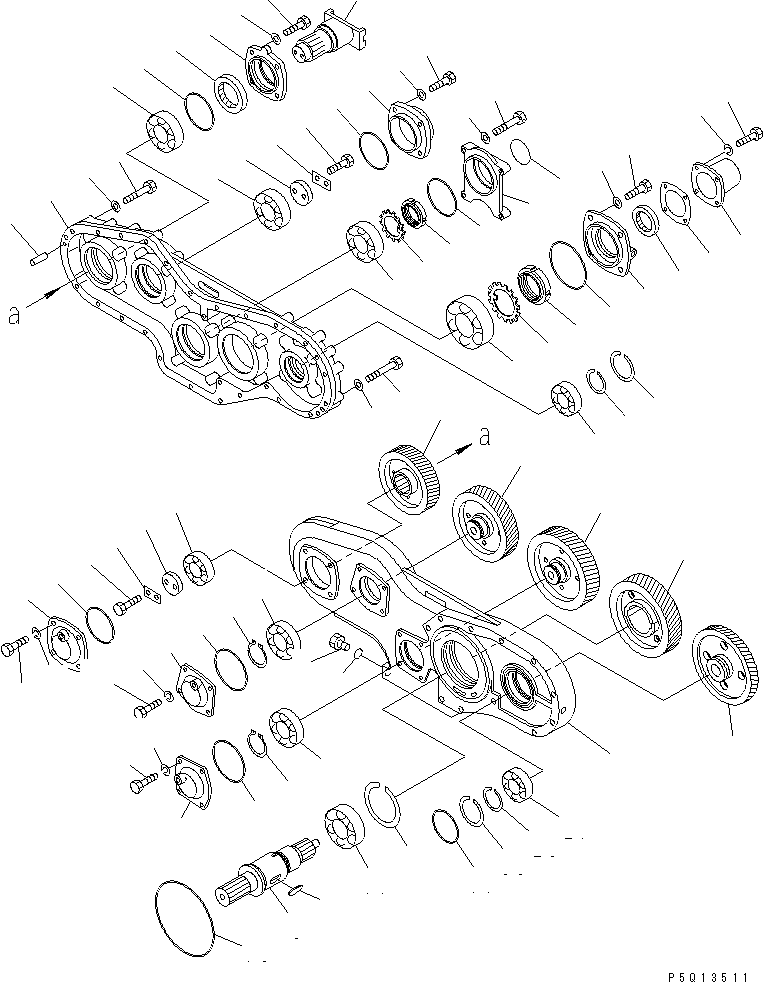 Корпус 196-38-11110 KOMATSU