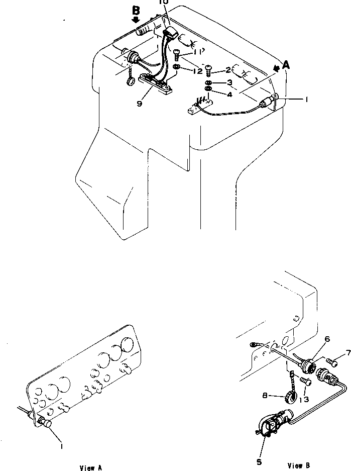 LAMP,ENGLISH (OP) 175-900-2490 KOMATSU