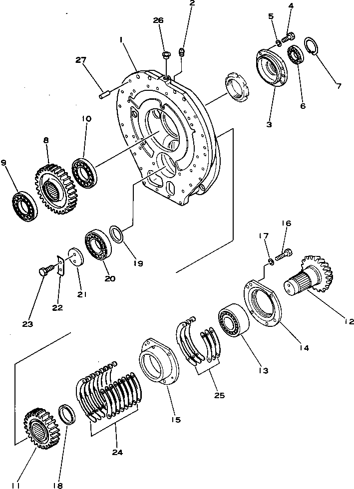 TRANSMISSION ASS'Y (DU) (196-15-00010) KOMATSU