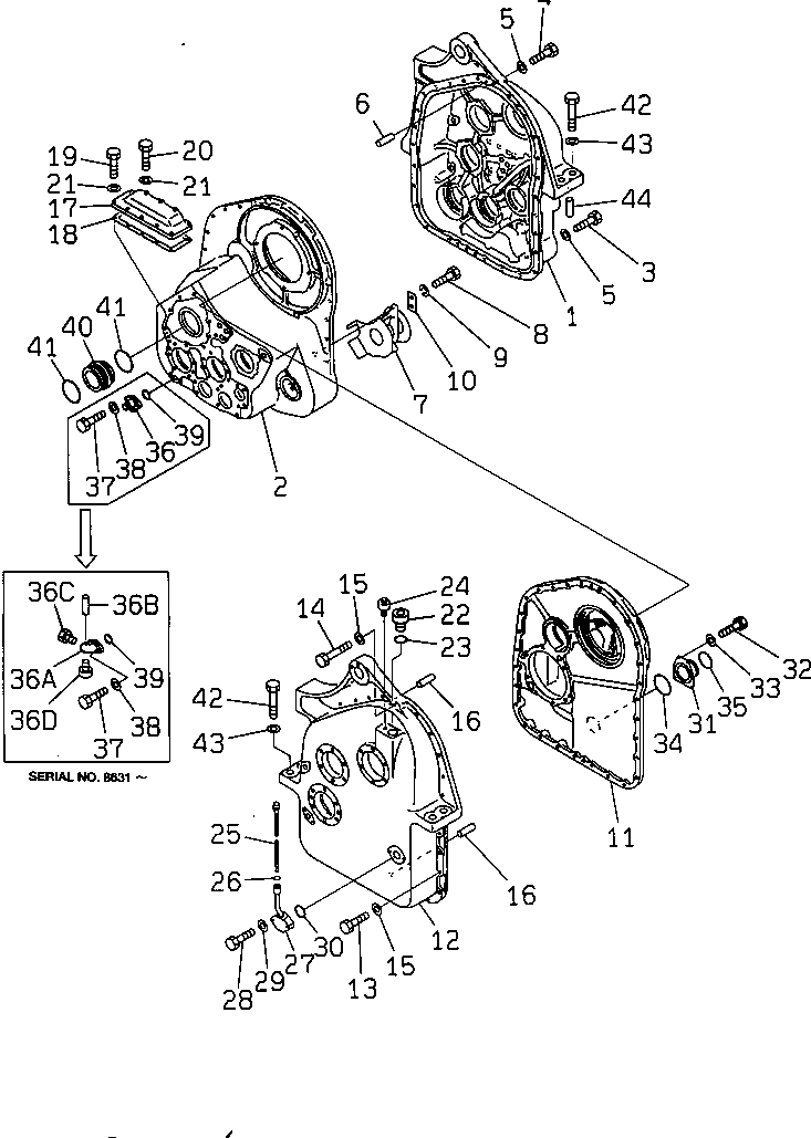 Прокладка \0\176-76-61230 KOMATSU