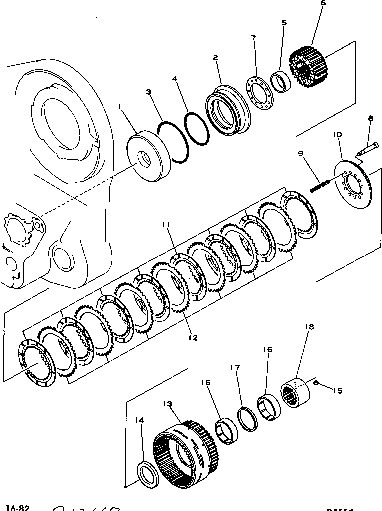 CLUTCH ASS'Y,(HEIGHT) 176-76-00281 KOMATSU