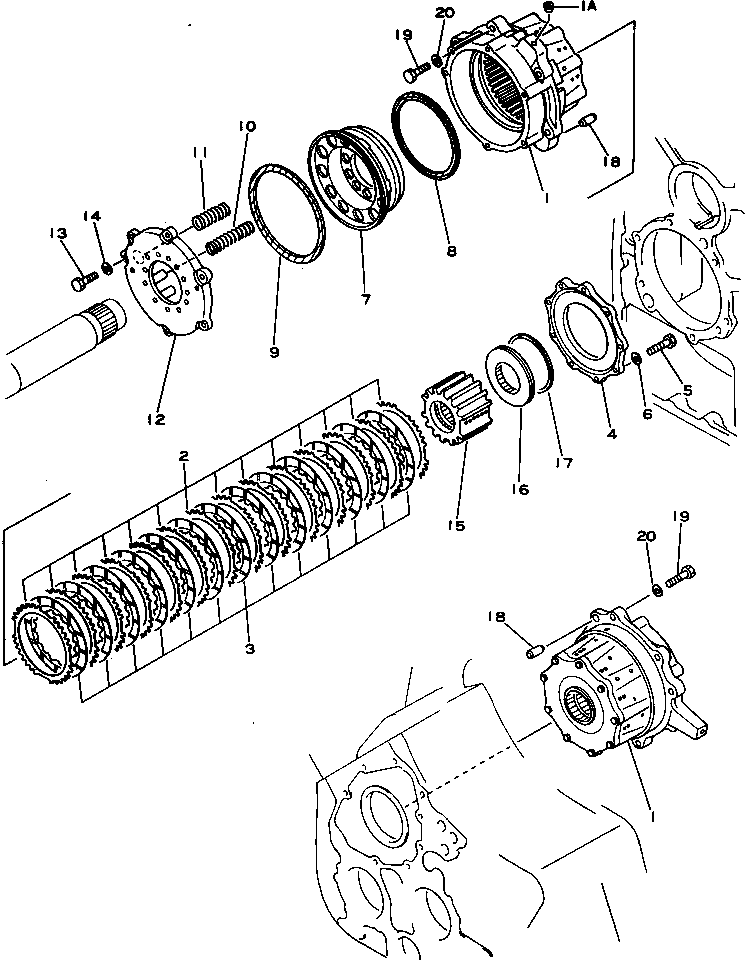 BRAKE ASS'Y,FOR BOOM \0\176-76-00212 KOMATSU
