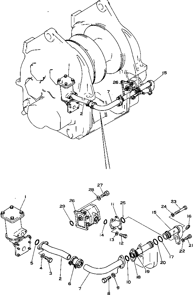 PUMP ASS'Y,(SEE FIG.1669) 07437-71902 KOMATSU