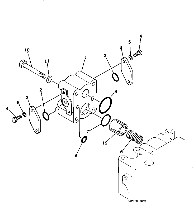 MAKE UP VALVE ASS'Y (154-60-01142) KOMATSU