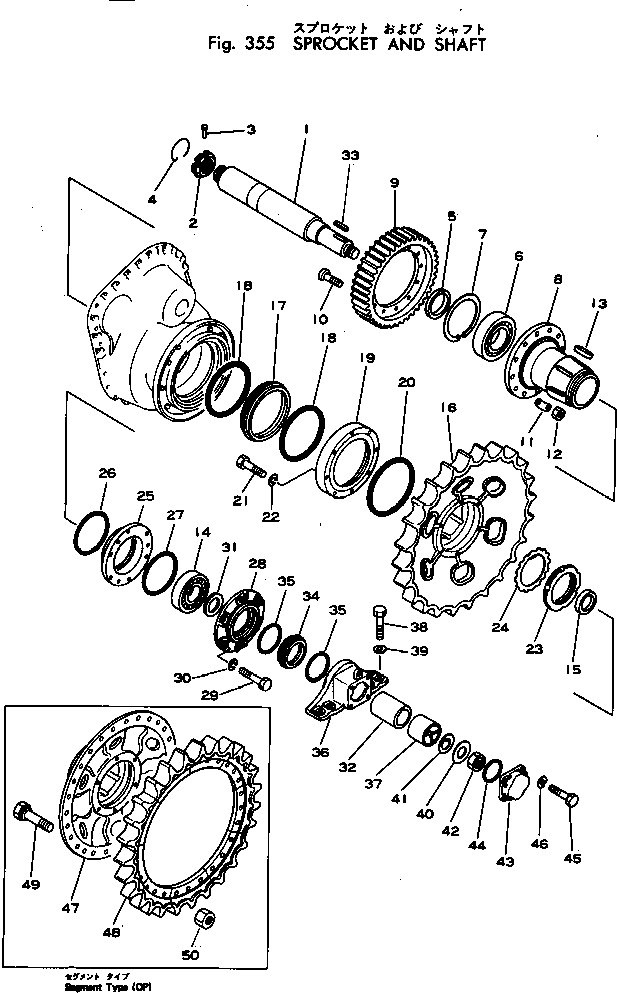 Гайка 01803-11823 KOMATSU